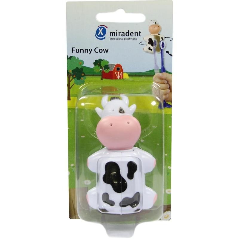 MIRADENT Zahnbürstenhalter Funny Kuh