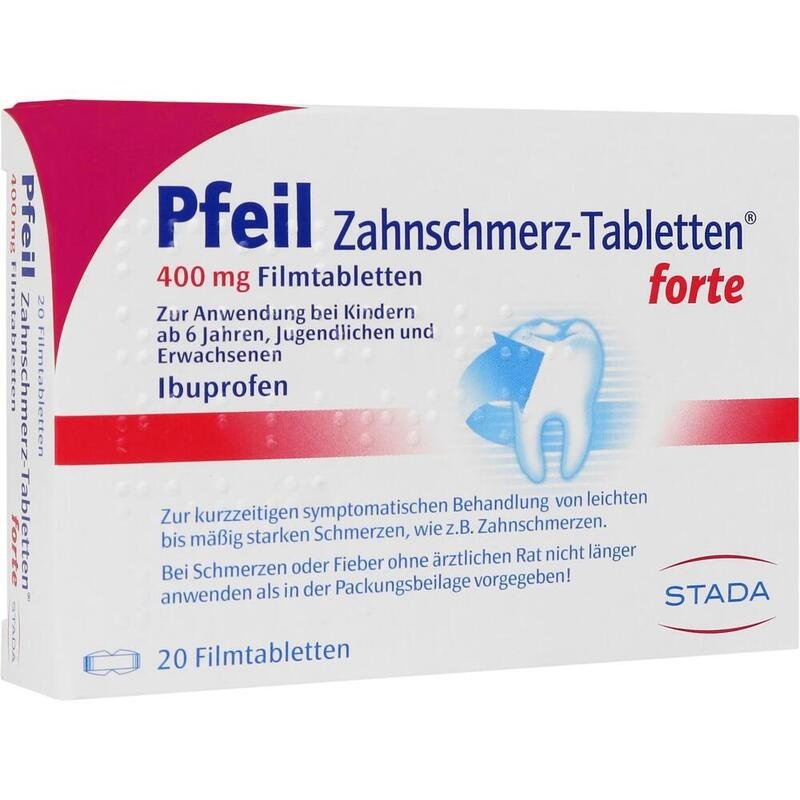 PFEIL Zahnschmerz-Tabletten forte Filmtabletten