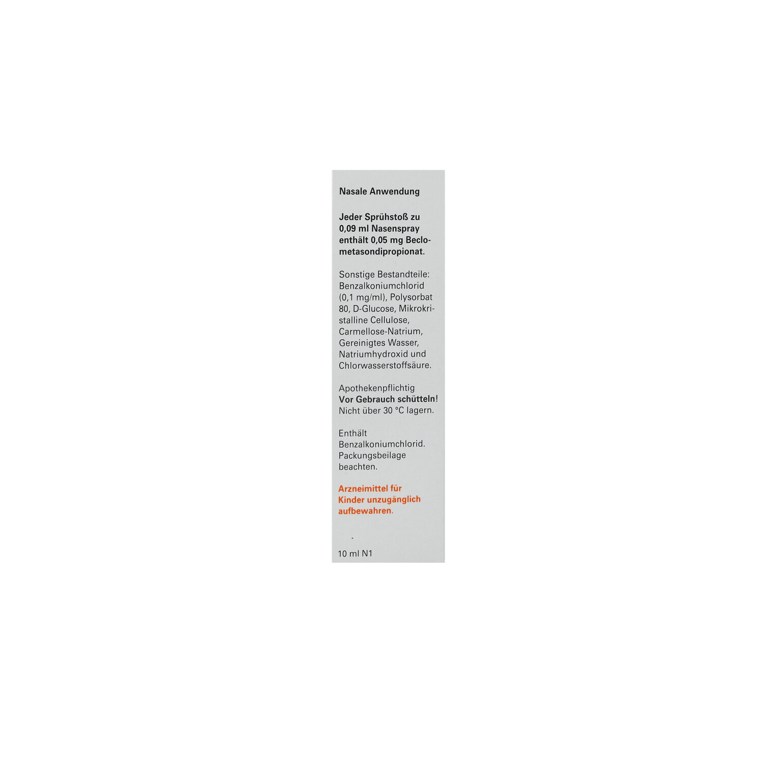 RATIOALLERG Heuschnupfenspray