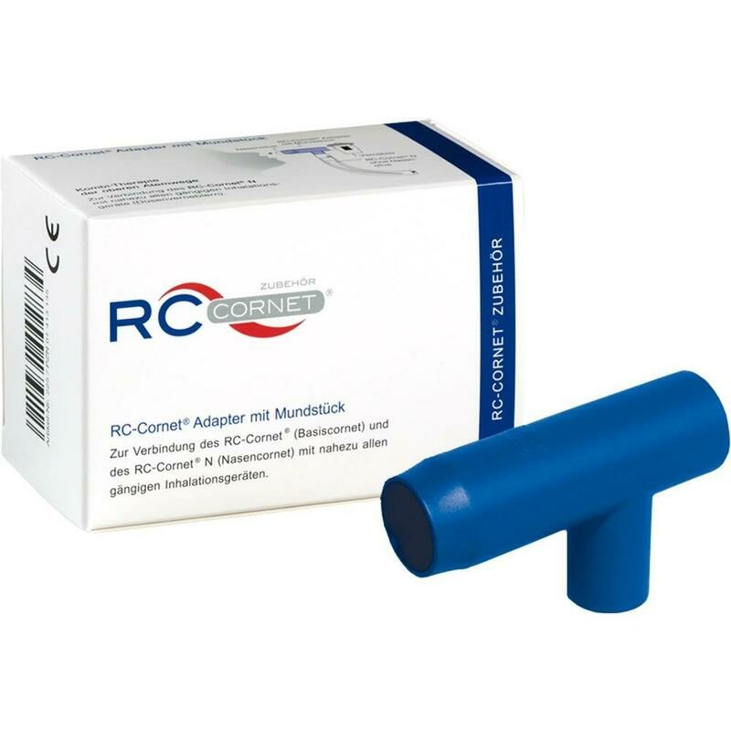 RC-Cornet Adapter m.Mundstück f.Inhaliergeräte