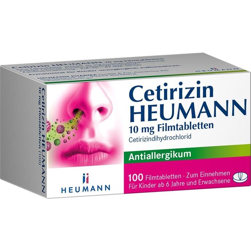 CETIRIZIN Heumann 10 mg Filmtabletten