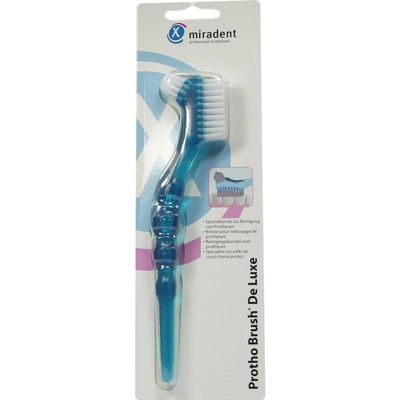 MIRADENT Prothesenbürste Protho Brush blau trans.