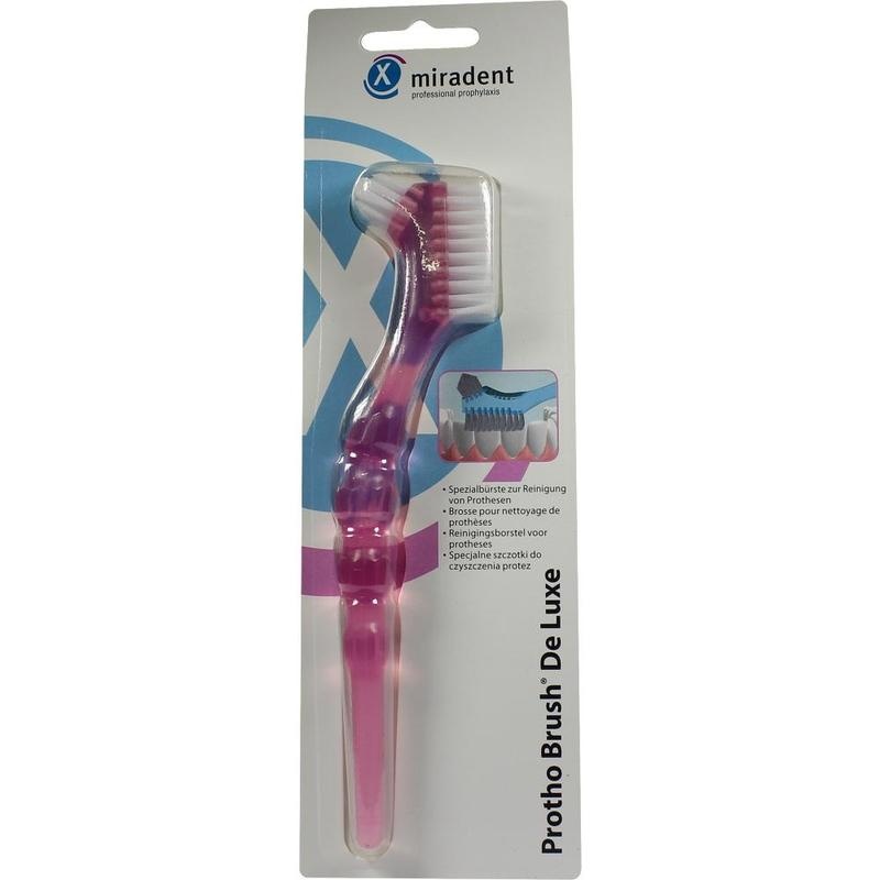 MIRADENT Prothesenbürste Protho Brush pink trans.