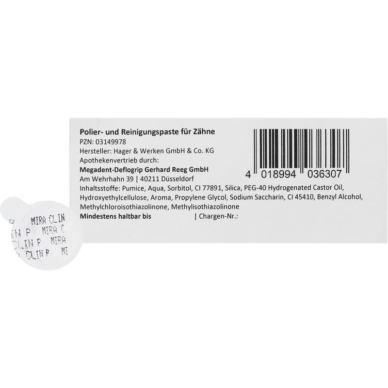 POLIER- UND REINIGUNGSPASTE f.Zähne