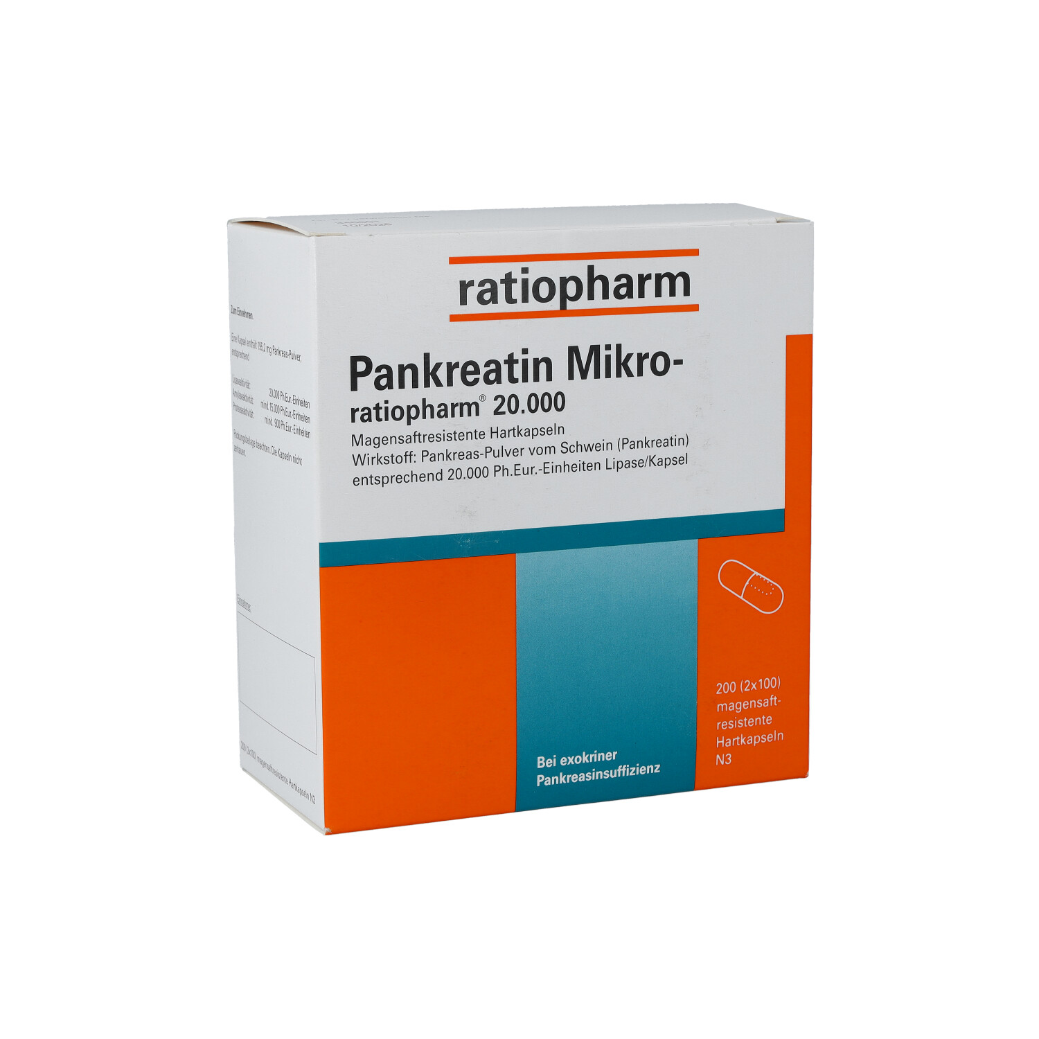 PANKREATIN Mikro-ratio.20.000 magensaftr.Hartkaps.