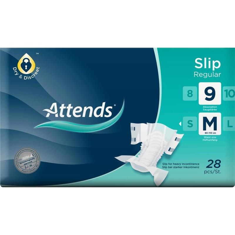 ATTENDS Slip Regular 9 M
