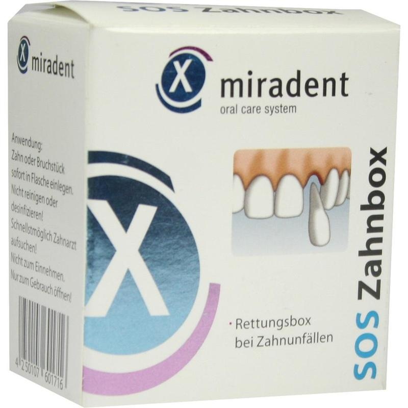 MIRADENT Zahnrettungsbox SOS Zahnbox