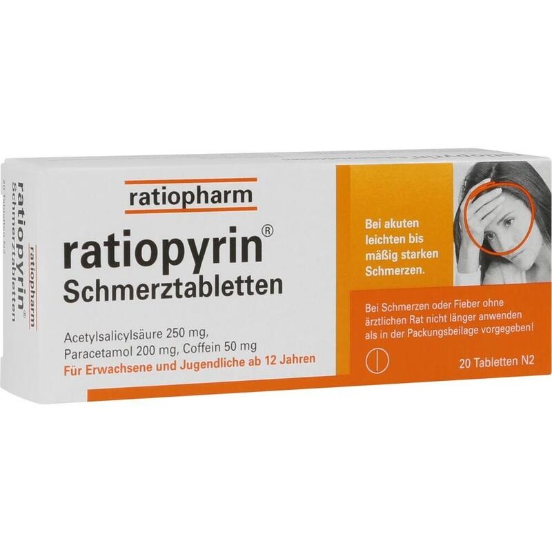 RATIOPYRIN Schmerztabletten