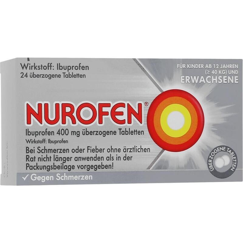 NUROFEN Ibuprofen 400 mg überzogene Tabletten