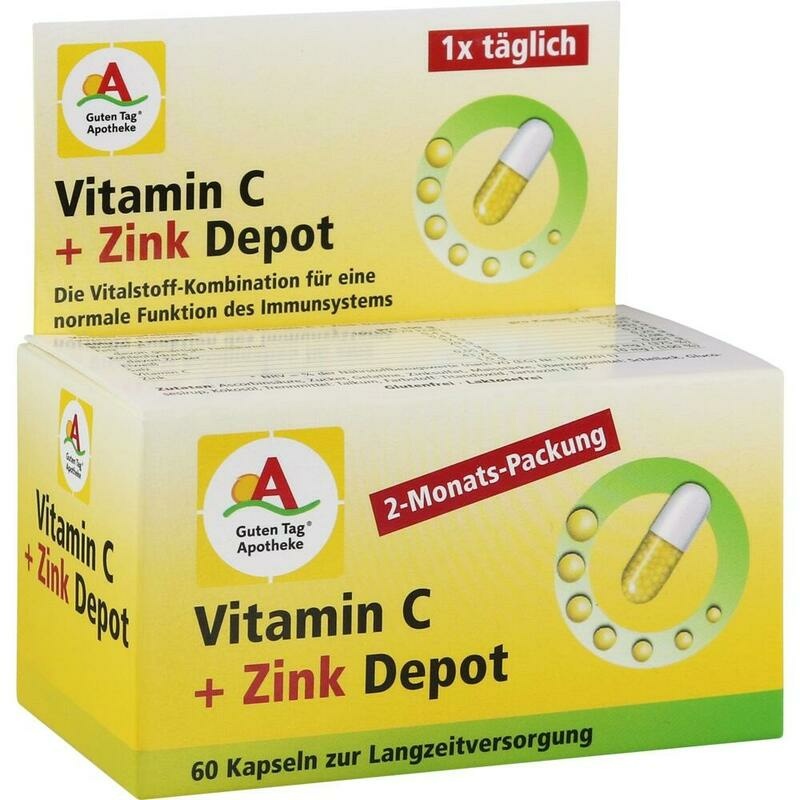 GUTEN TAG Apotheke Vit.C 300 mg+Zink 10 mg Depot