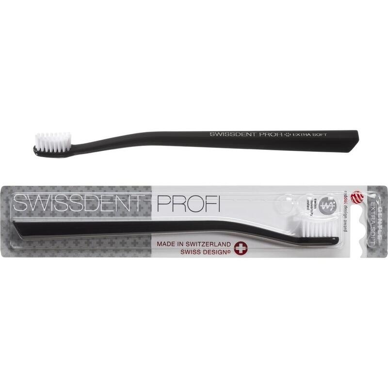 SWISSDENT Profi Gentle Zahnb.extra-soft schwarz