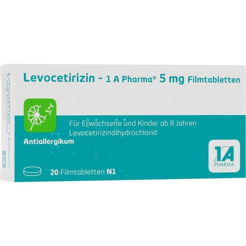 LEVOCETIRIZIN-1A Pharma 5 mg Filmtabletten