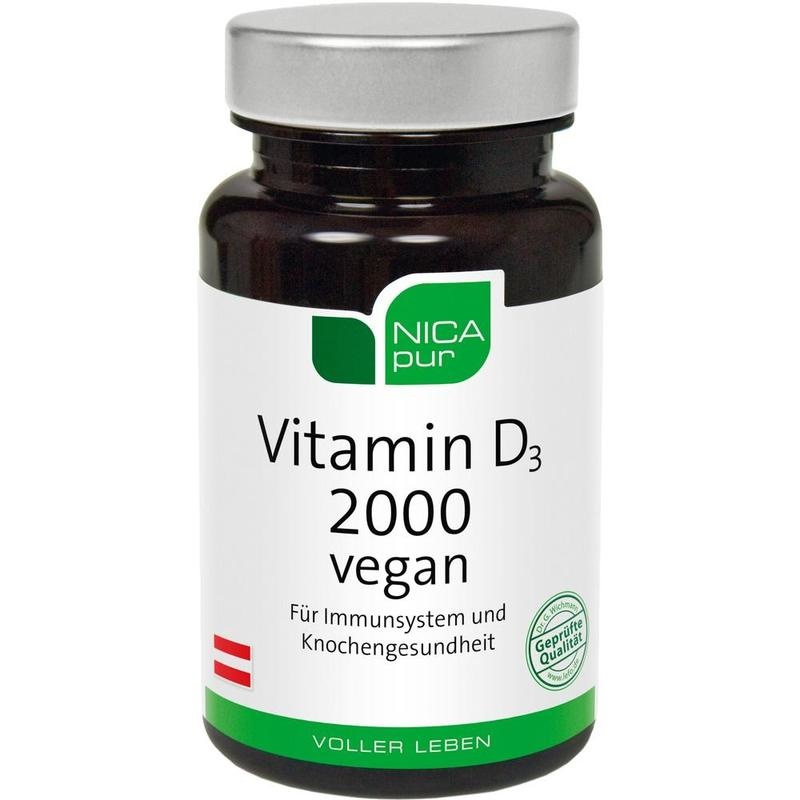 NICAPUR Vitamin D3 2000 vegan Kapseln