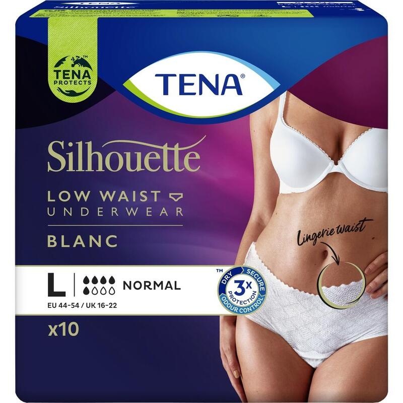 TENA SILHOUETTE normal L blanc Inkontinenz Pants