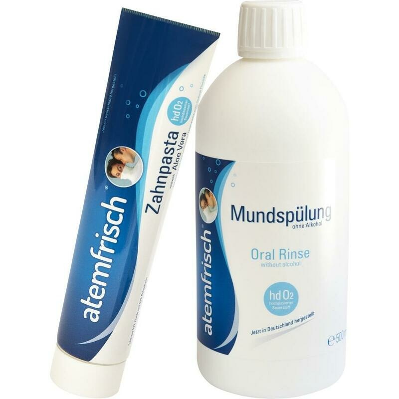 ATEMFRISCH System 100ml Zahnpasta+500ml Mundspül.