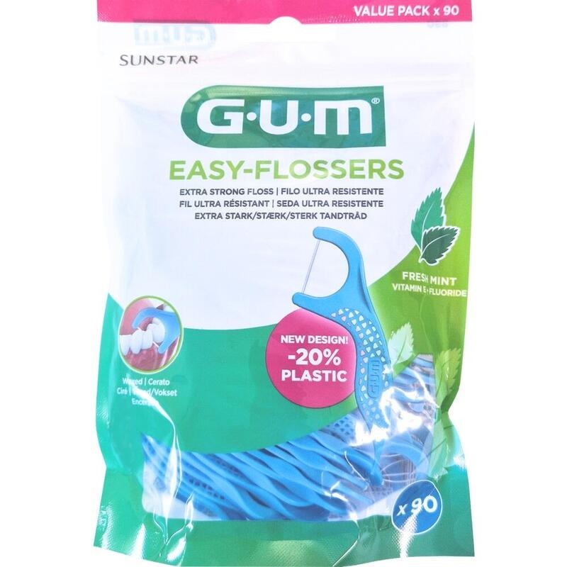 GUM EASY-FLOSSERS Zahnseide inkl.Halter