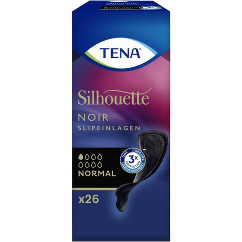 TENA SILHOUETTE Inkontinenz Slipeinlagen norm.noir