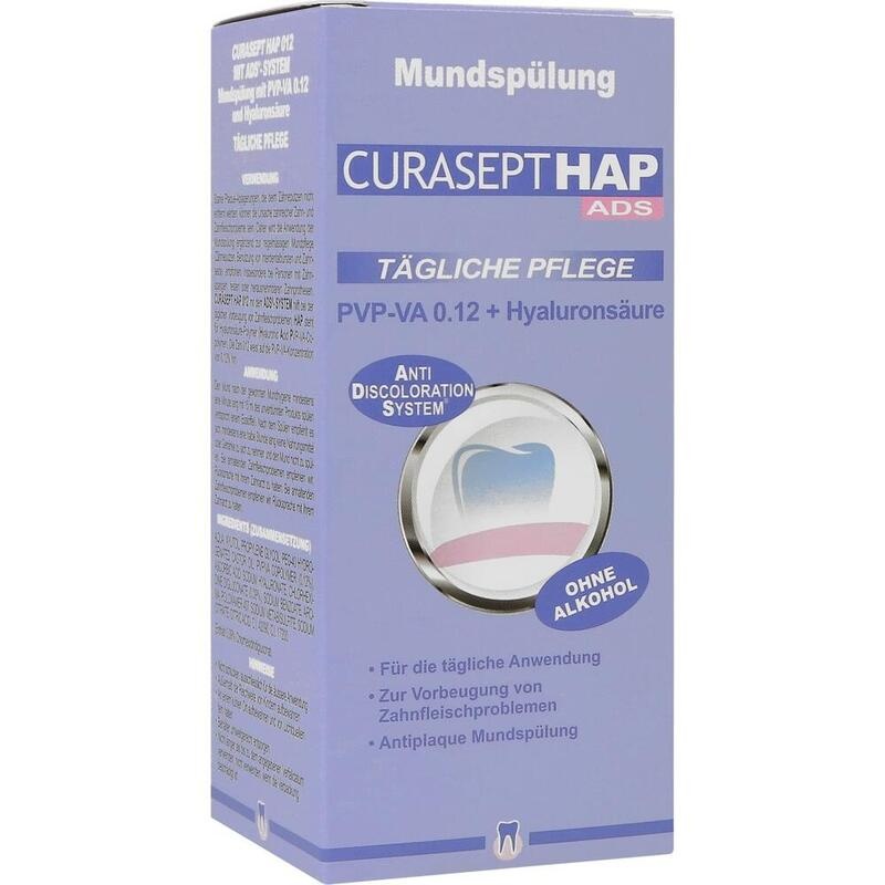 CURASEPT HAP012 PVP-VA 0,12+Hyaluron Mundspülung