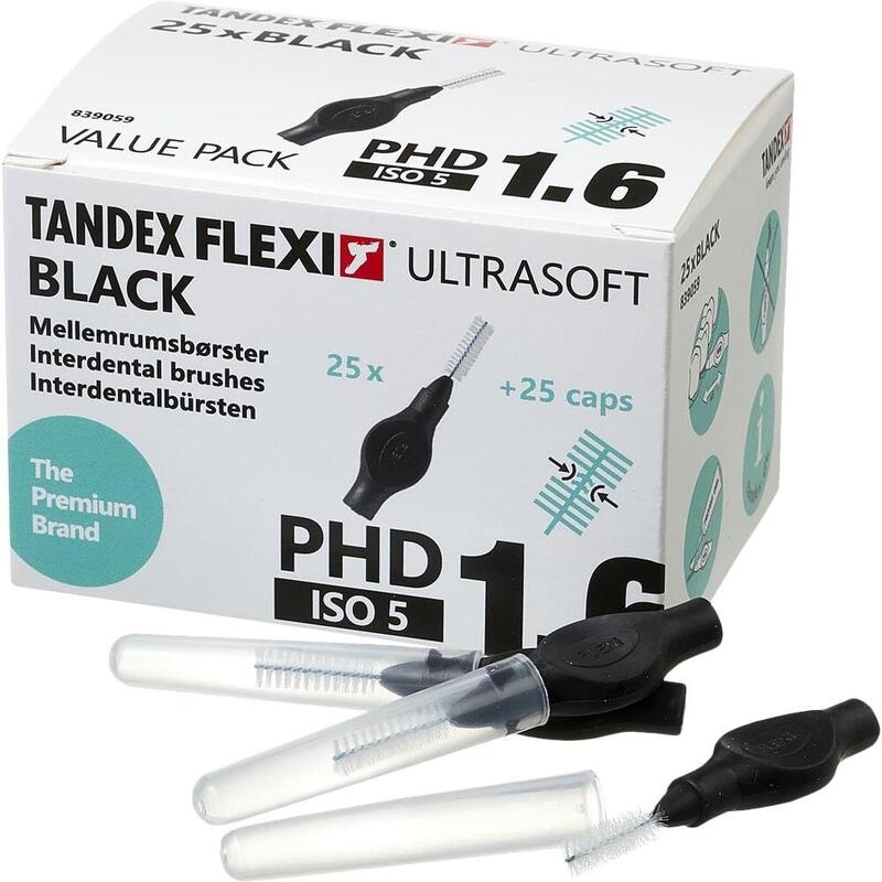 TANDEX FLEXI UltraSoft Bürste PHD 1.6/ISO 5 schw.