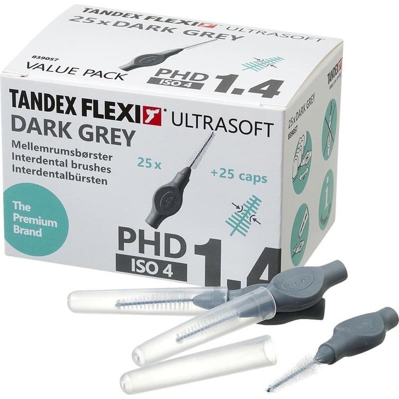 TANDEX FLEXI UltraSoft Bürste PHD 1.4/ISO 4 d.grau