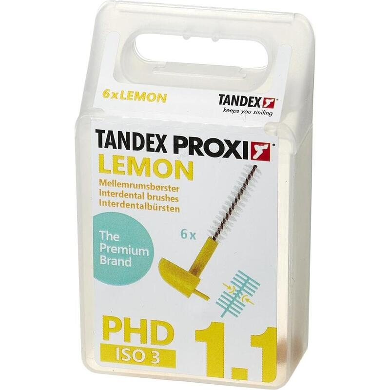 TANDEX PROXI Interdentalbürste PHD 1.1/ISO 3 lemon