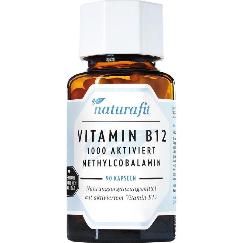 NATURAFIT Vitamin B12 1000 μg aktiviert Kapseln