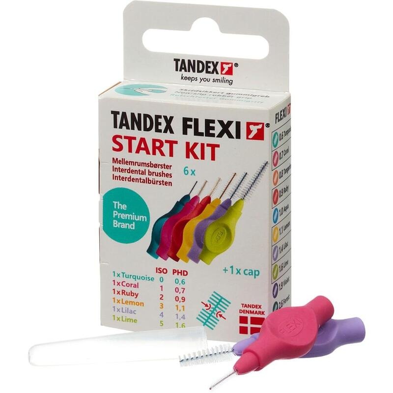 TANDEX FLEXI Interdentalb.Start-Kit 0,6-1,4/ISO0-7