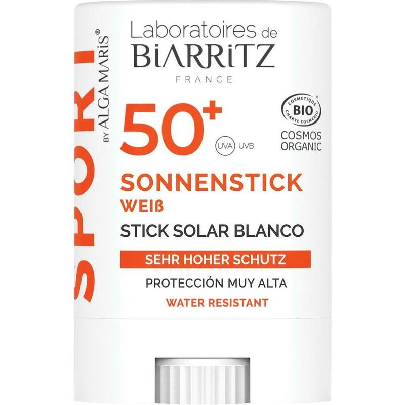 ALGA MARIS Sport Sonnenstick LSF 50+ weiß Bio LdB