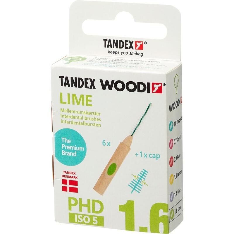 TANDEX WOODI Interdentalb.PHD 1.6/ISO 5 lime