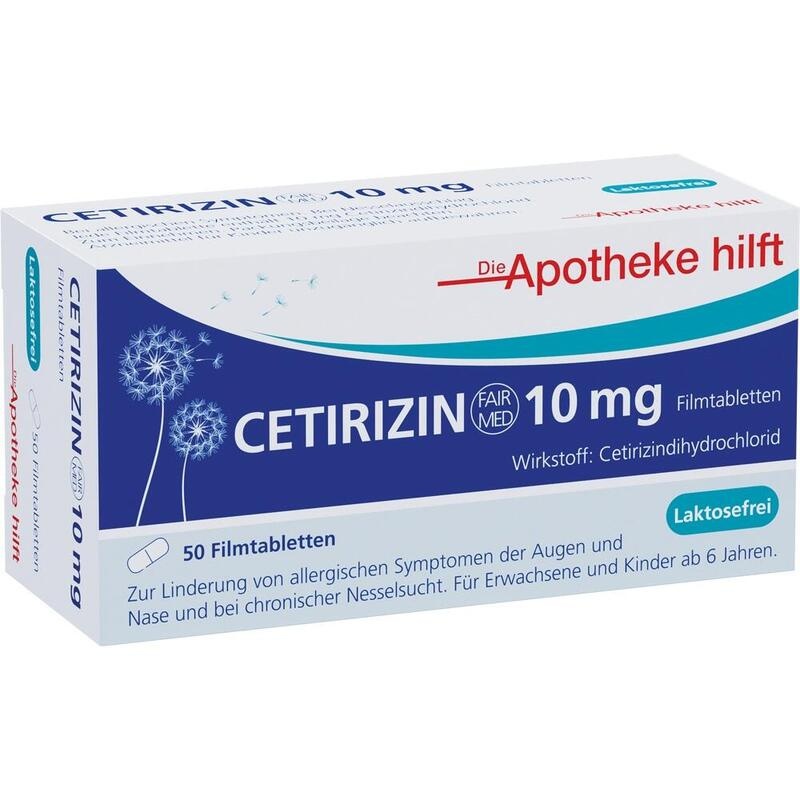 CETIRIZIN Fair-Med Healthcare 10 mg Filmtabletten