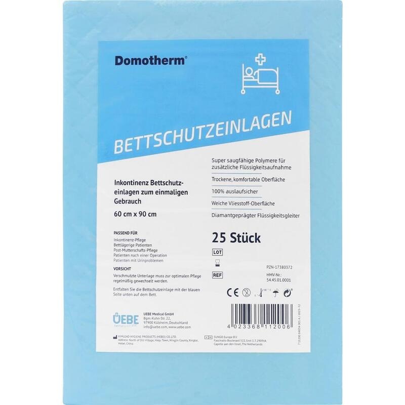 DOMOTHERM Bettschutzeinlage 60x90cm