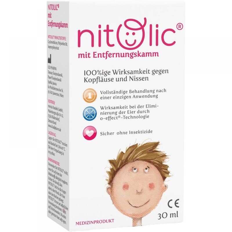 NITOLIC gegen Kopfläuse m.Entfernungskamm Pumplsg.