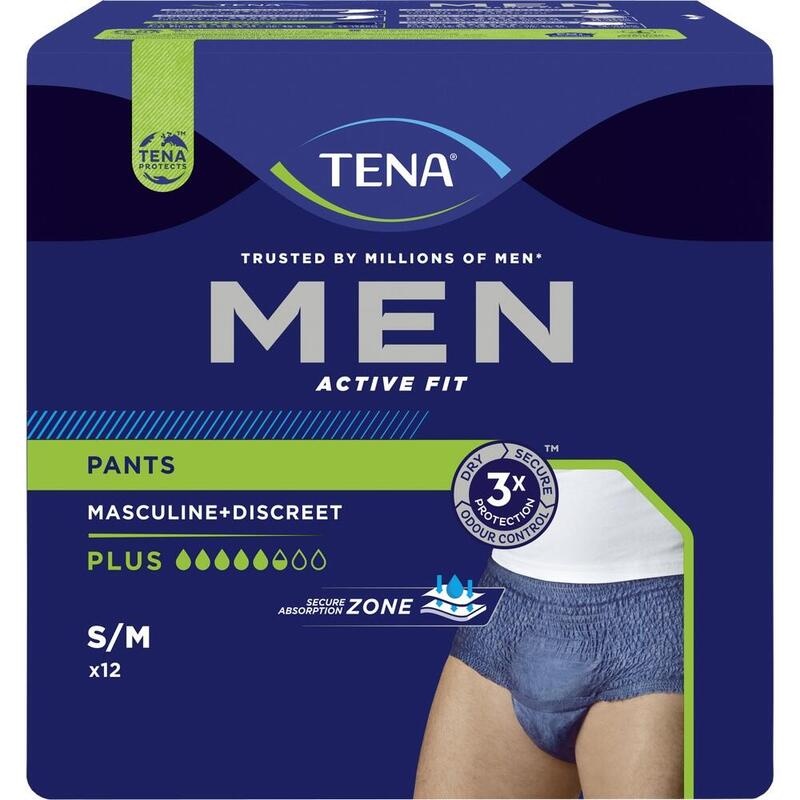 TENA MEN Act.Fit Inkontinenz Pants plus S/M blau