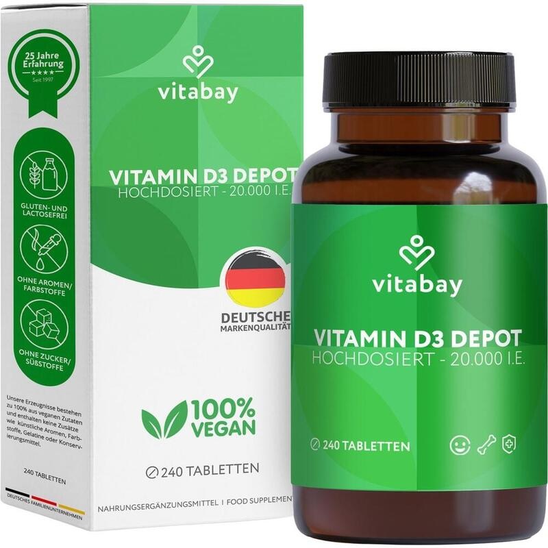 VITAMIN D3 DEPOT 20.000 I.E. Cholecalciferol Tabl.