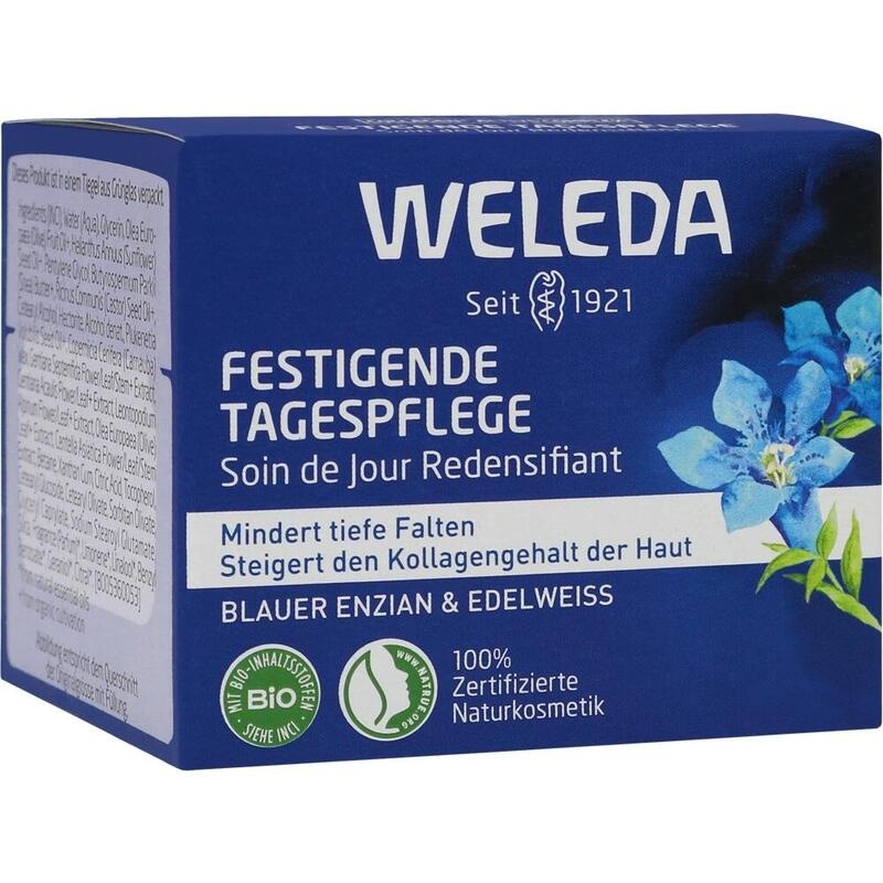 WELEDA festigende Tagespflege blauer Enzian&Edelw.
