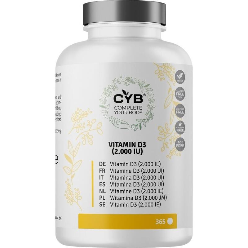 CYB Vitamin D3 2000 I.E. hochdosiert Tabletten
