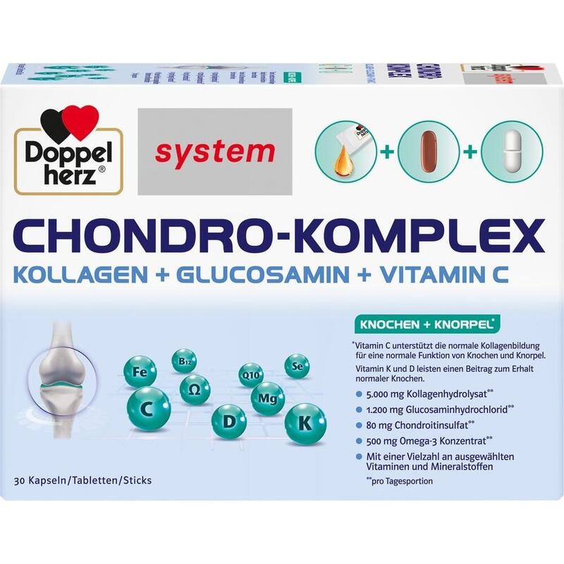 DOPPELHERZ Chondro-Komplex syst.Komb.Tab.Kap.Stick