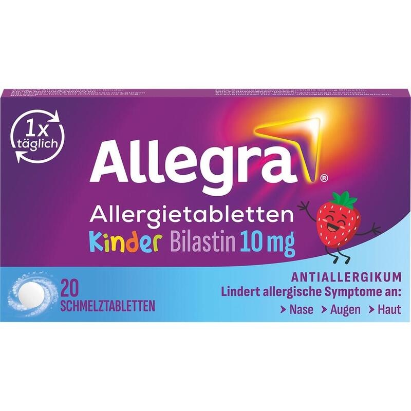 ALLEGRA Allergietabletten Kinder 10 mg Schmelztab.