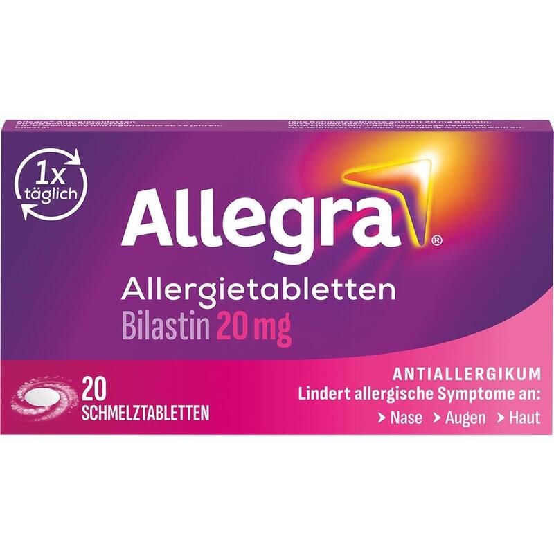 ALLEGRA Allergietabletten 20 mg Schmelztabletten