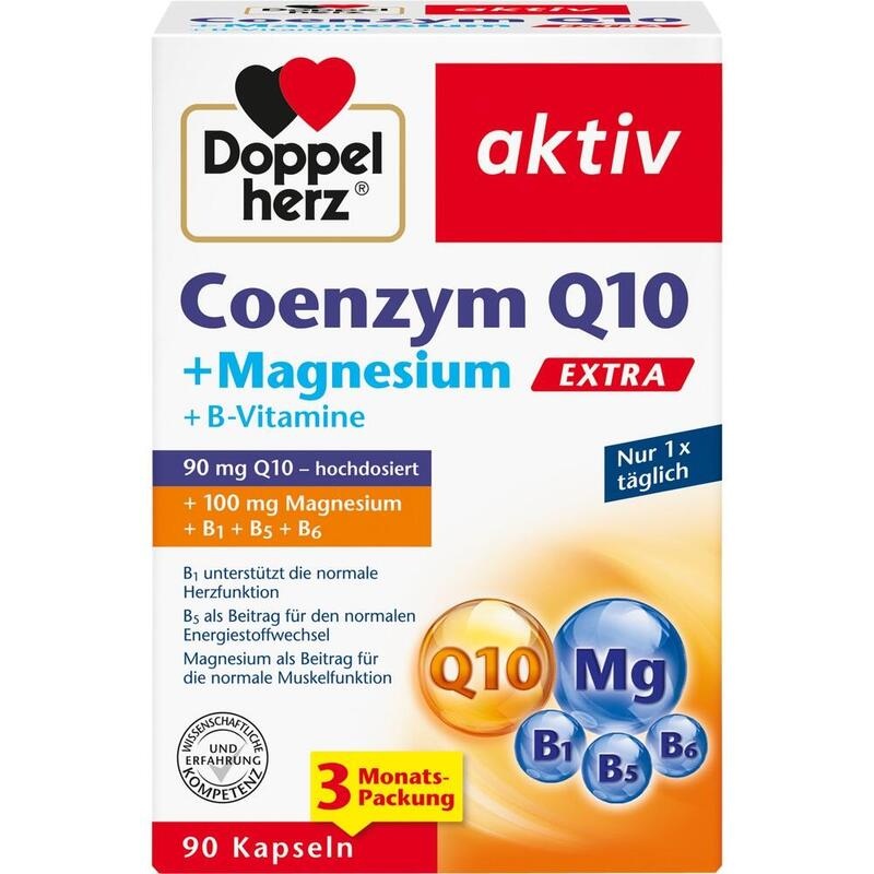 DOPPELHERZ Coenzym Q10 Extra+Magnesium Kapseln