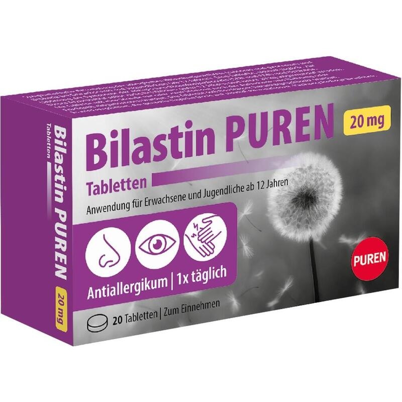 BILASTIN PUREN 20 mg Tabletten