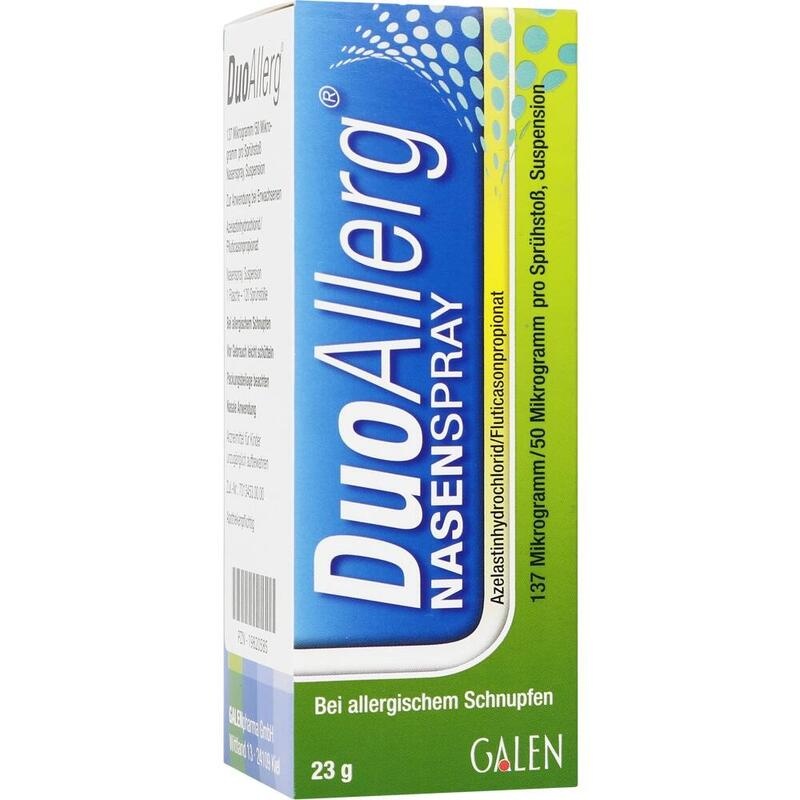 DUOALLERG 137 μg/50 μg/Sprühstoß Nasenspray 120Hub