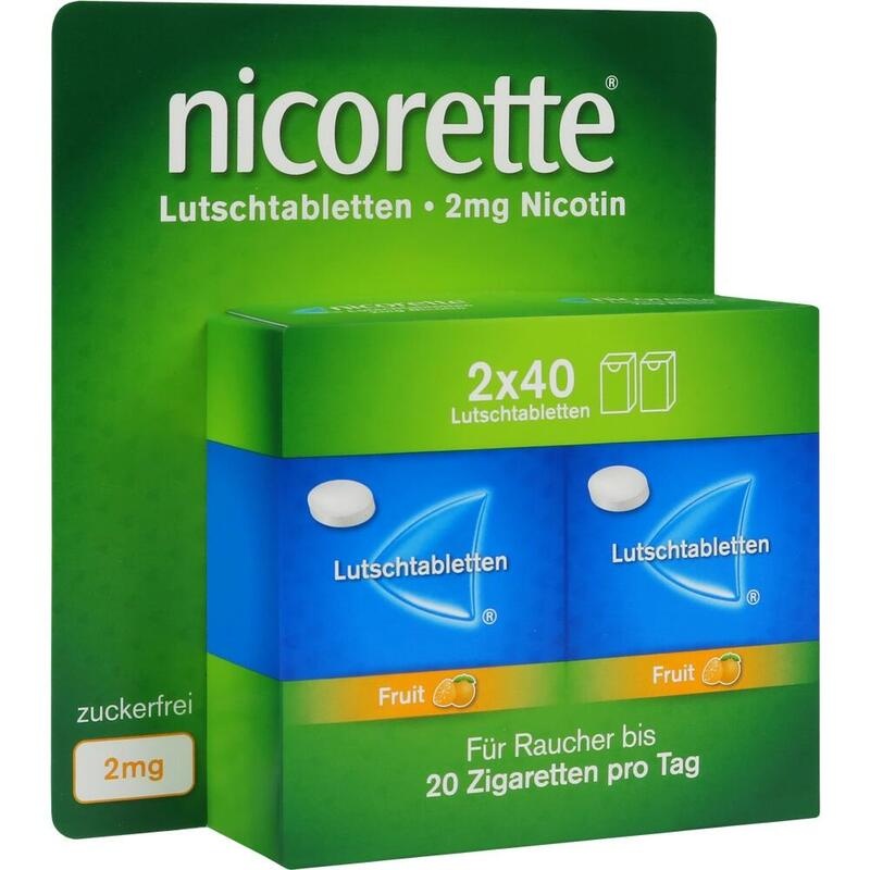 NICORETTE Fruit 2 mg Lutschtabletten gepresst
