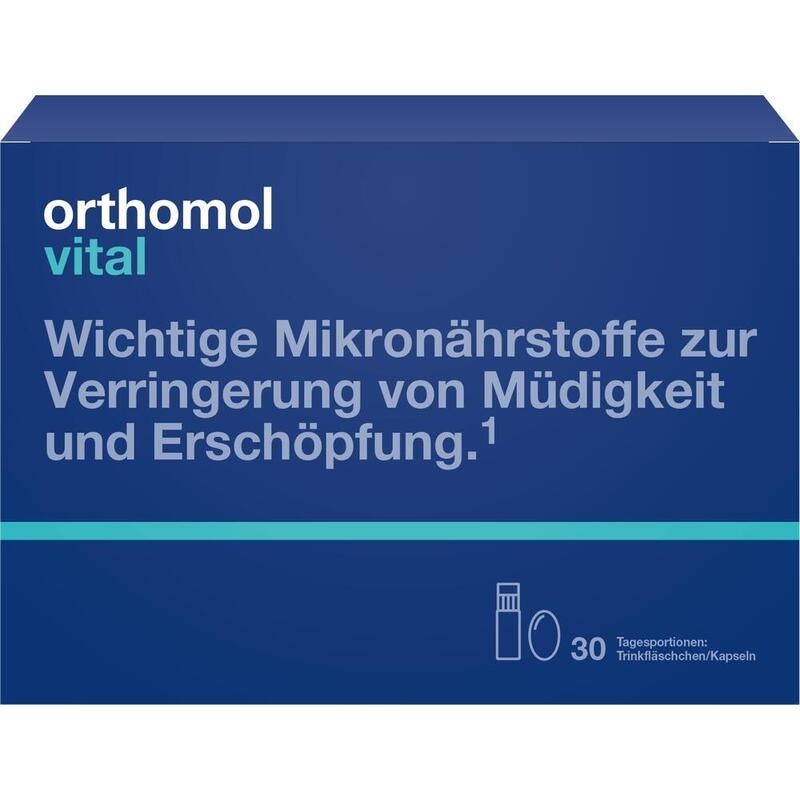 ORTHOMOL Vital Trinkfläschchen/Kapseln Kombipack.