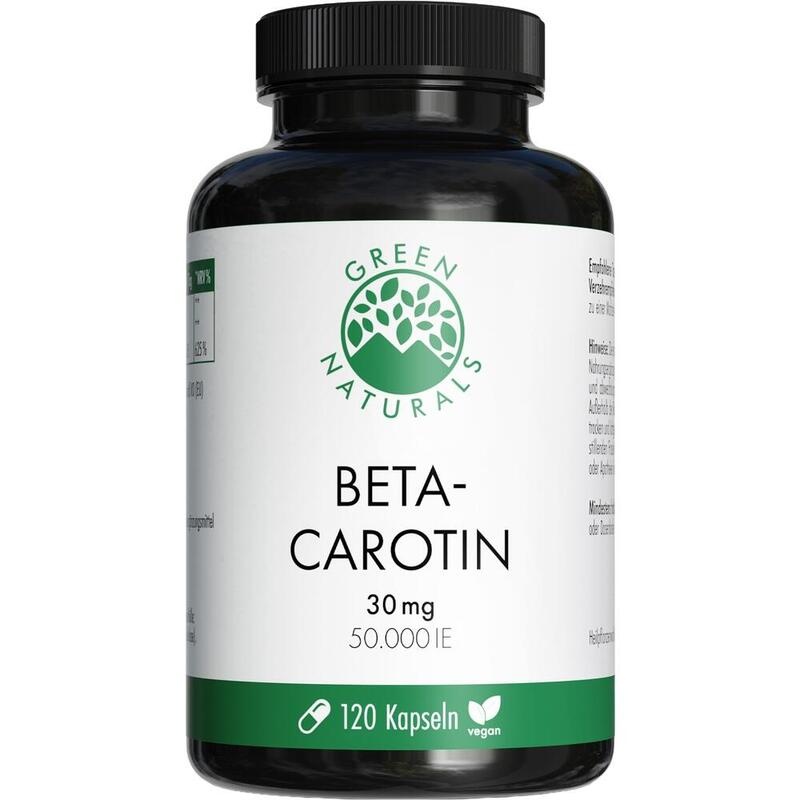 GREEN NATURALS Beta-Carotin 30mg 50.000 I.E. vegan