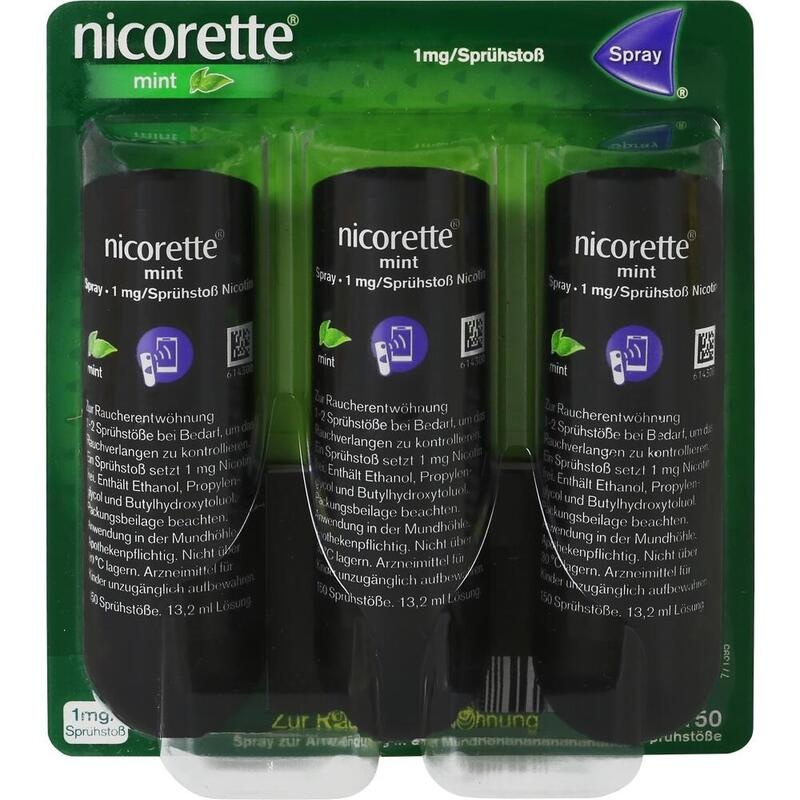 NICORETTE Mint Spray 1 mg/Sprühstoß